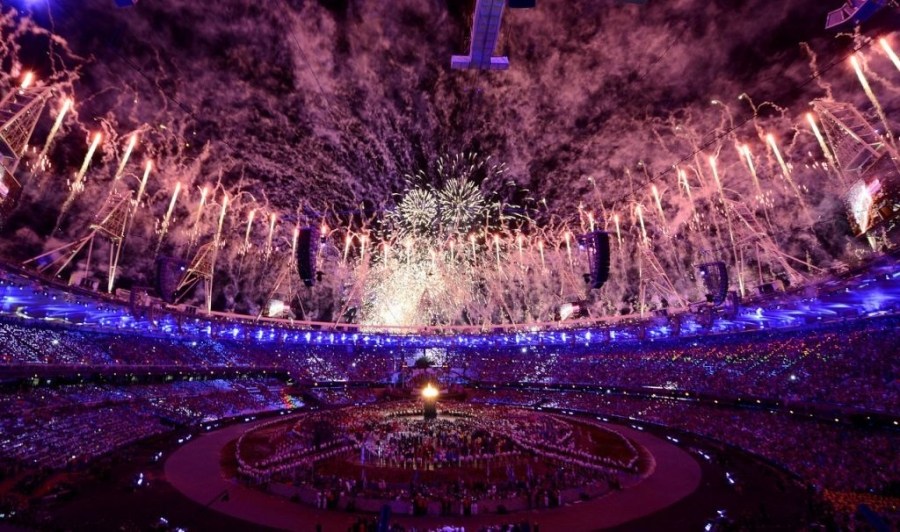 London 2012 Olympics Opening Ceremony Fireworks