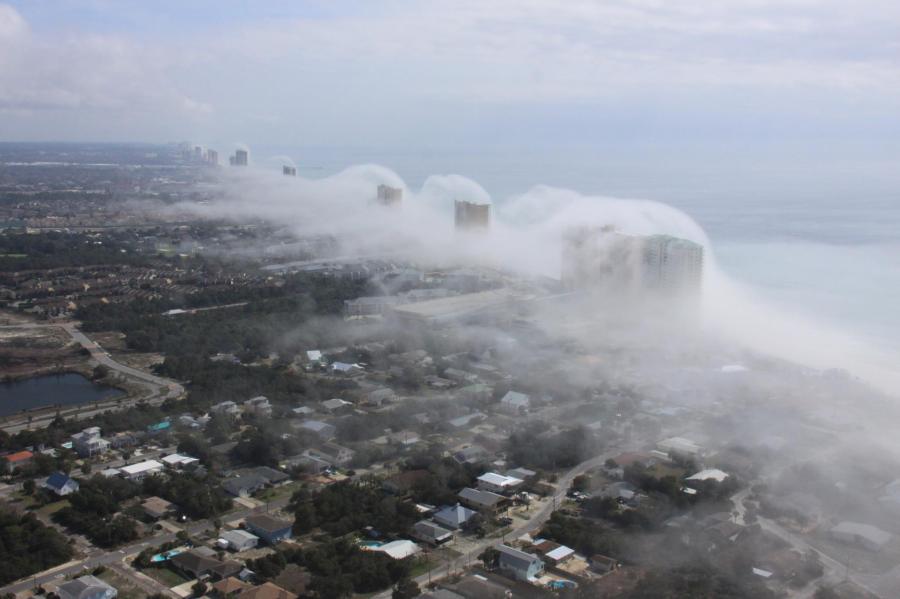 Fog storm in Panama