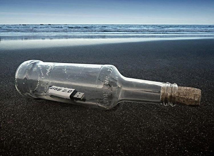 USB in a Bottle