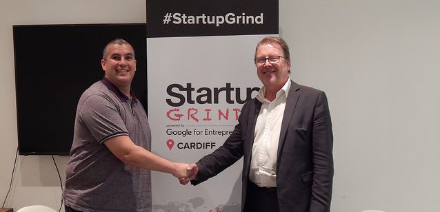 Startup Grind Cardiff Elio Assuncao and Mark John