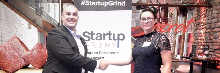 Startup Grind Cardiff Elio Assuncao and Catrin Archer