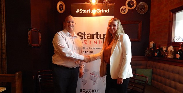Startup Grind Cardiff Elio Assuncao and Leanne Eustace May 2018